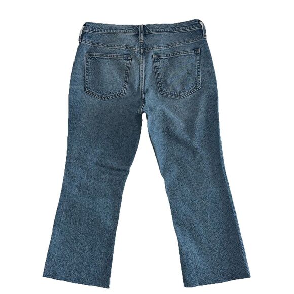 J Crew 9 Inch Demi Boot Crop Jeans NWT Size 29P Raw Hem Style BY239 - Picture 4 of 12